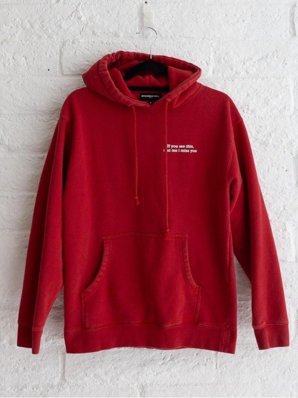 Shadow Hill Red Hoodie Sweatshirt